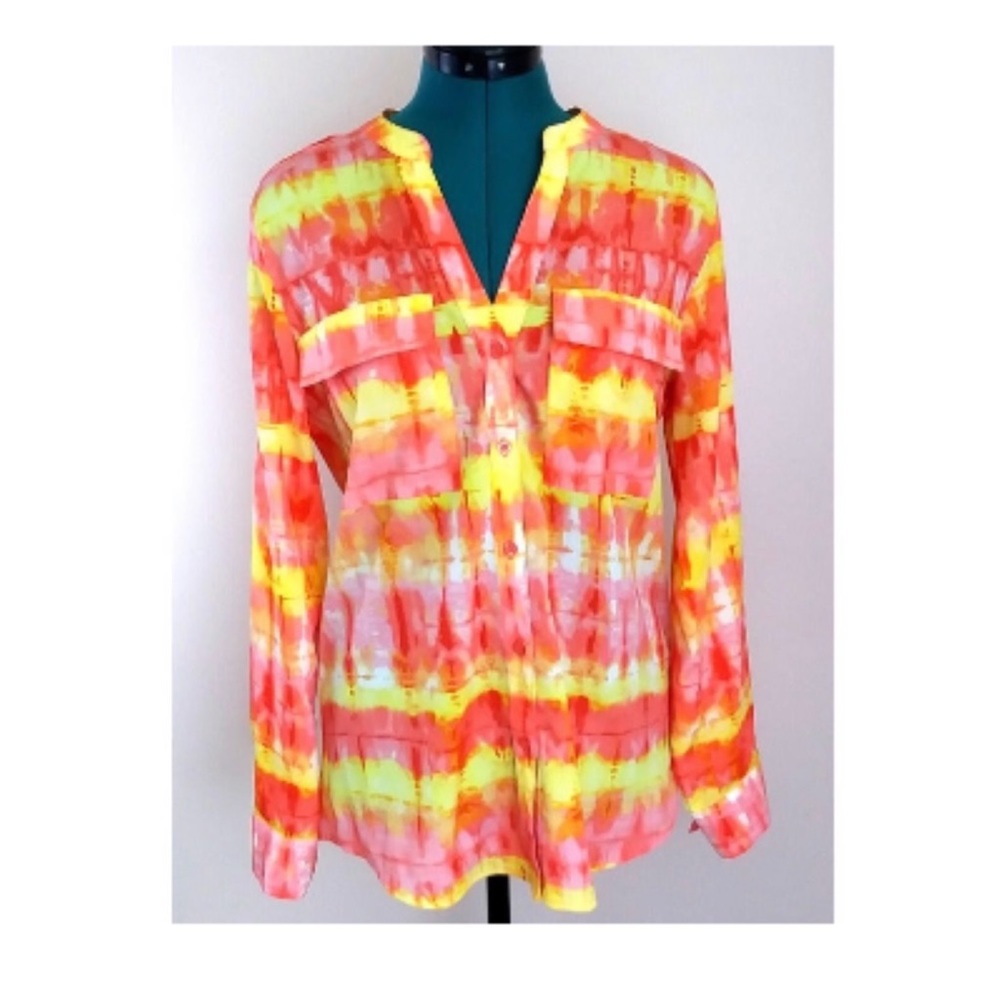 Multi colored lightweight blouse - Picture 3 of 5